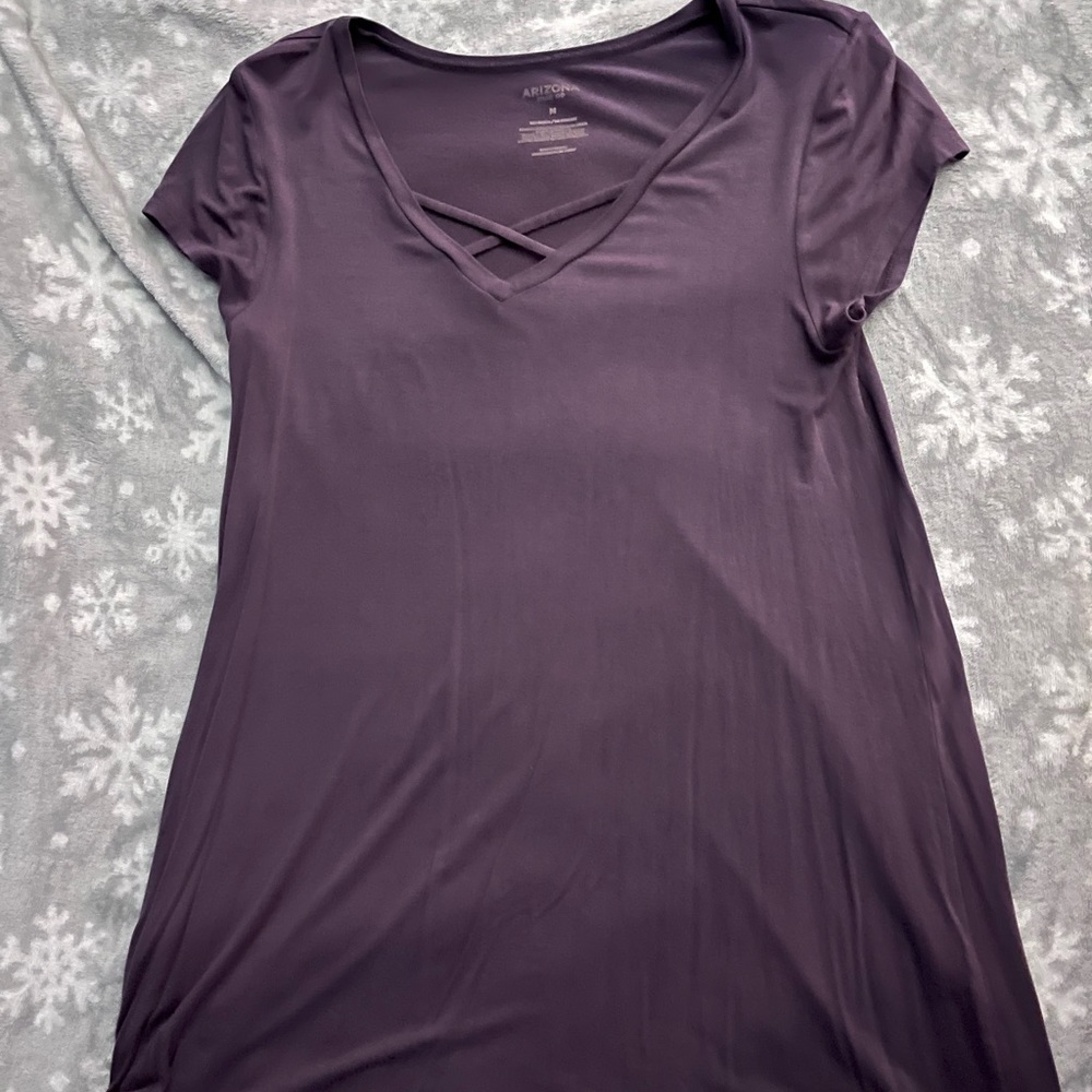 Short purple dress